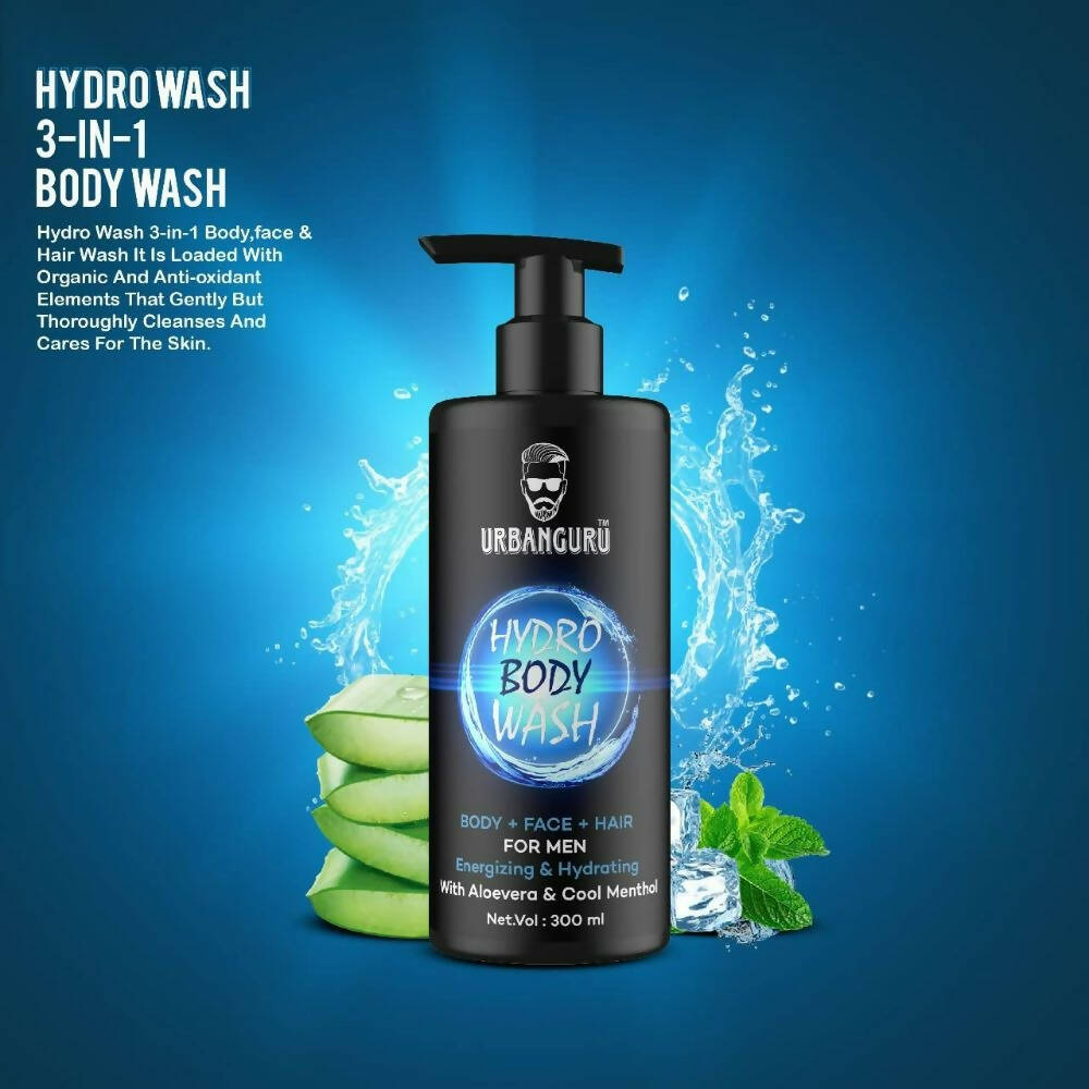 Urbanguru Hydro Body Wash 3 in 1 For Men