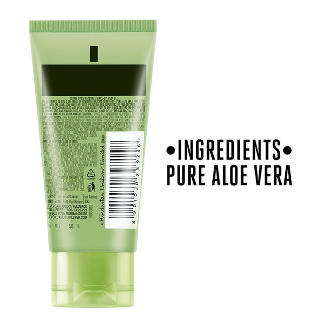 Lakme 9 To 5 Naturale Gel Makeup Remover With Pure Aloe Vera Main Image