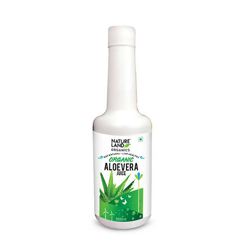 Nature Land Organics Aloevera Juice Hover Image
