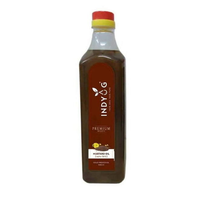 Indyug Cold Pressed Mustard Oil Hover Image