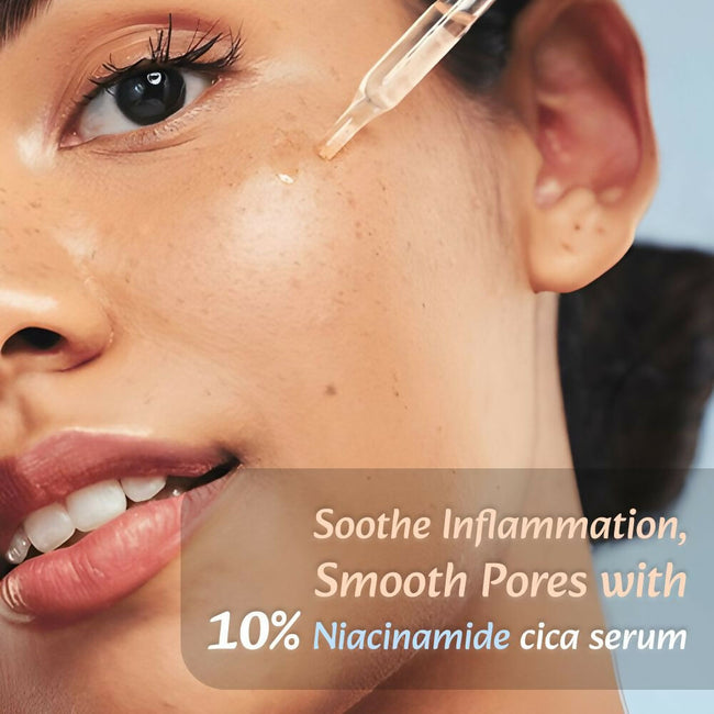 Wild Oak 10% Niacinamide Cica Serum For Face Reduces Sebum Pigmentation, Evens Skin Tone & Minimises Pores Main Image