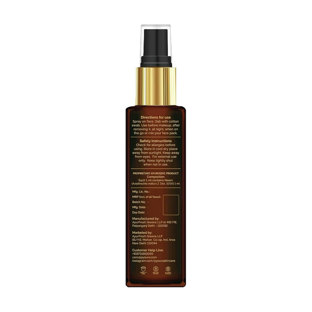 Pyoura Dark Spot Pigmentation Neem Face Toner Mist