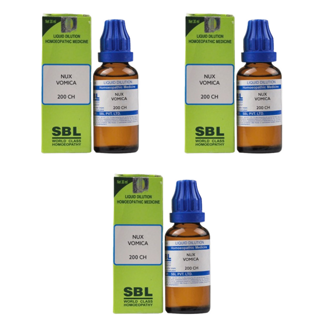SBL Homeopathy Nux Vomica Dilution Main Image