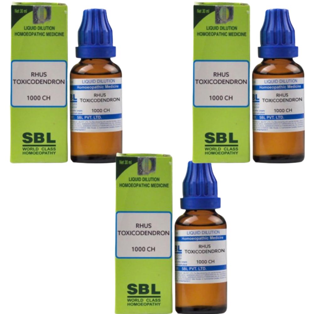 SBL Homeopathy Rhus Toxicodendron Dilution