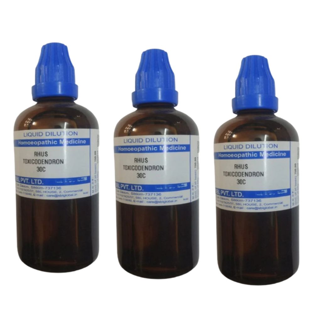 SBL Homeopathy Rhus Toxicodendron Dilution