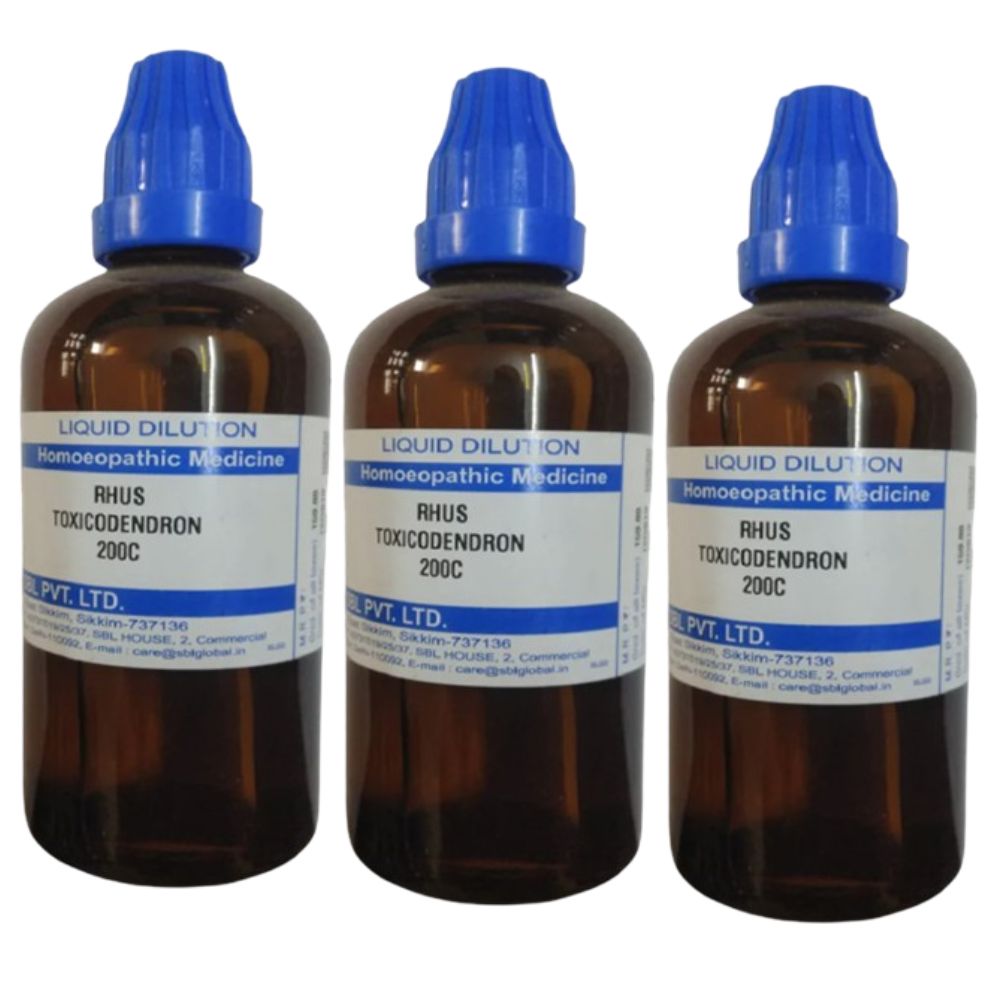 SBL Homeopathy Rhus Toxicodendron Dilution