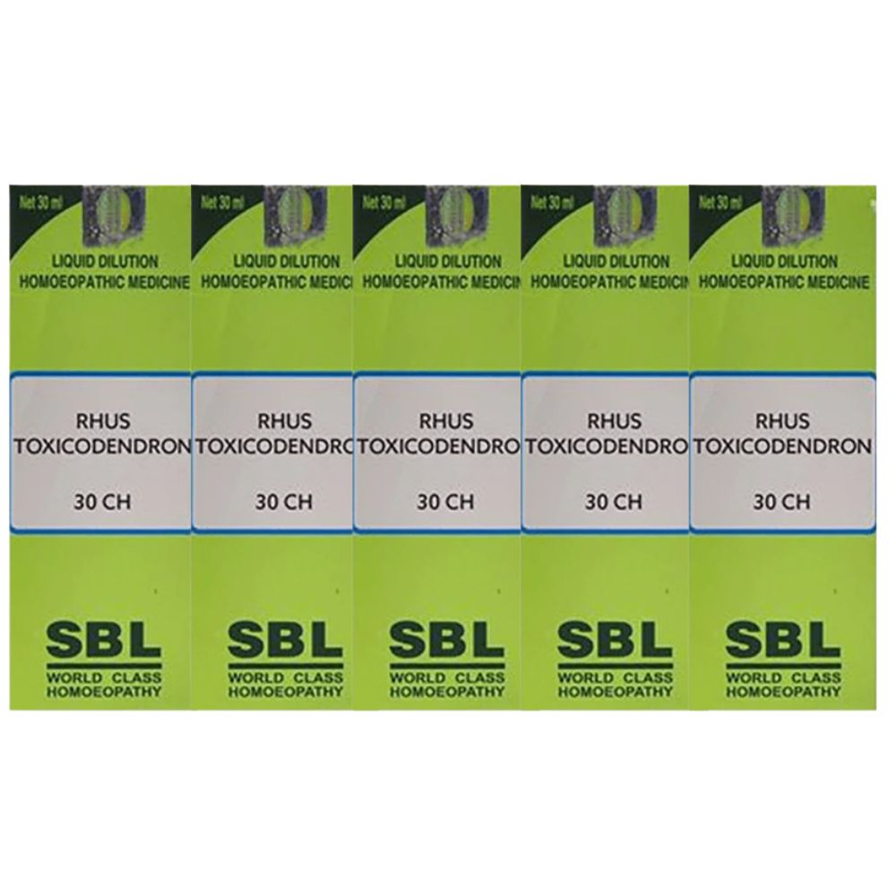 SBL Homeopathy Rhus Toxicodendron Dilution