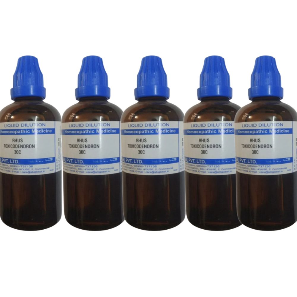 SBL Homeopathy Rhus Toxicodendron Dilution