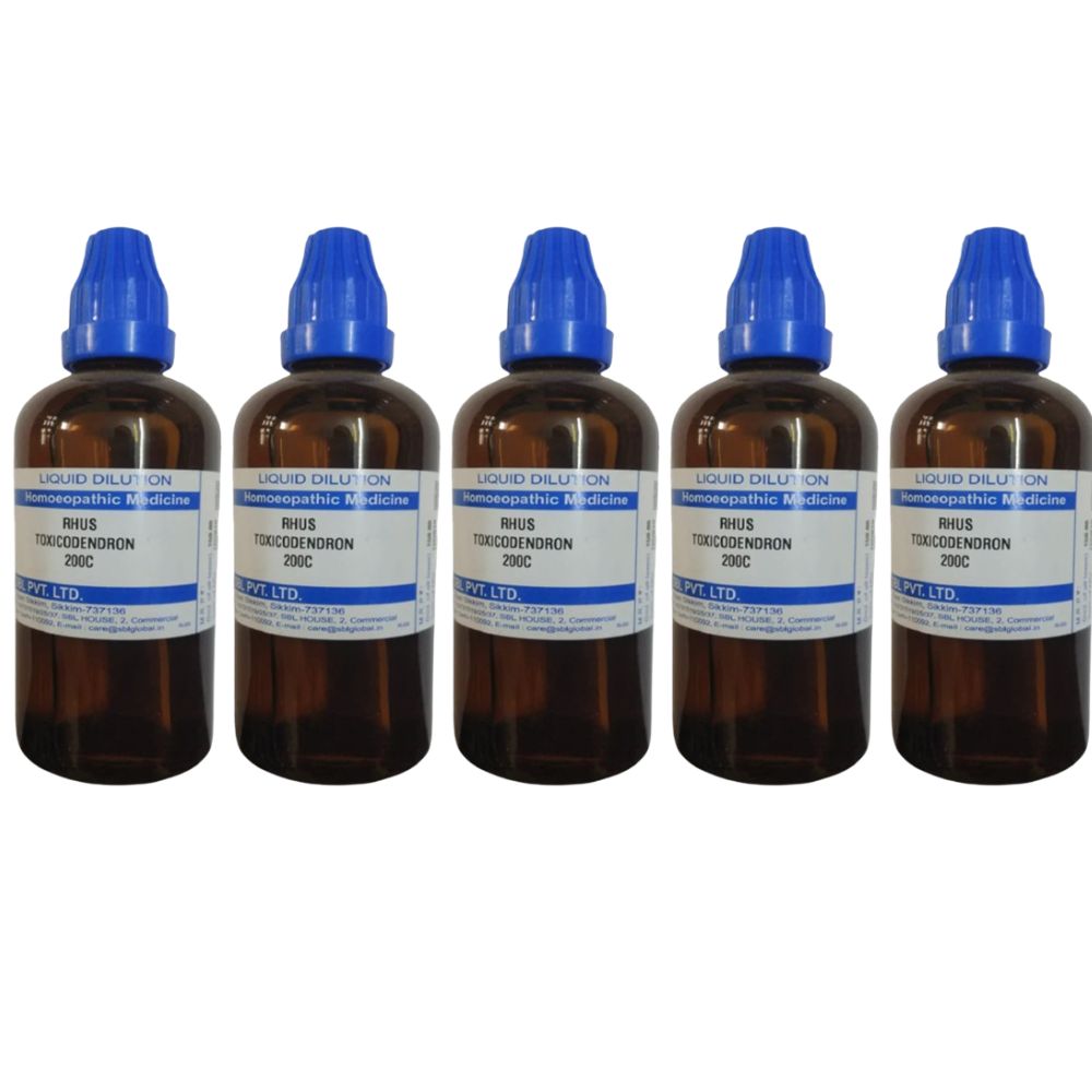SBL Homeopathy Rhus Toxicodendron Dilution