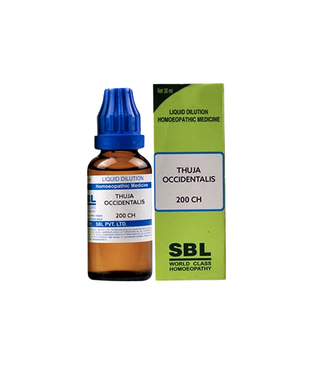 SBL Homeopathy Thuja Occidentalis Dilution Main Image