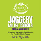 Early Foods Ragi Amaranth Jaggery Millet Cookies