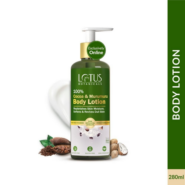 Lotus Botanicals 100% Cocoa & Murumuru Body Lotion Main Image
