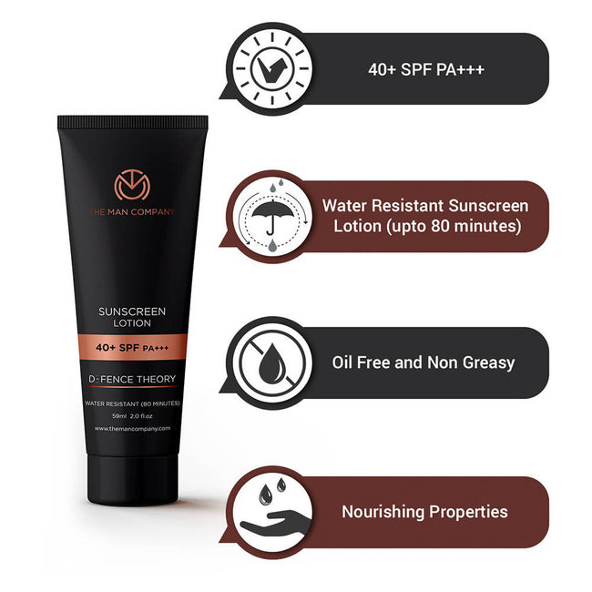 The Man Company Sunscreen Lotion 40+ SPF Pa+++ Main Image
