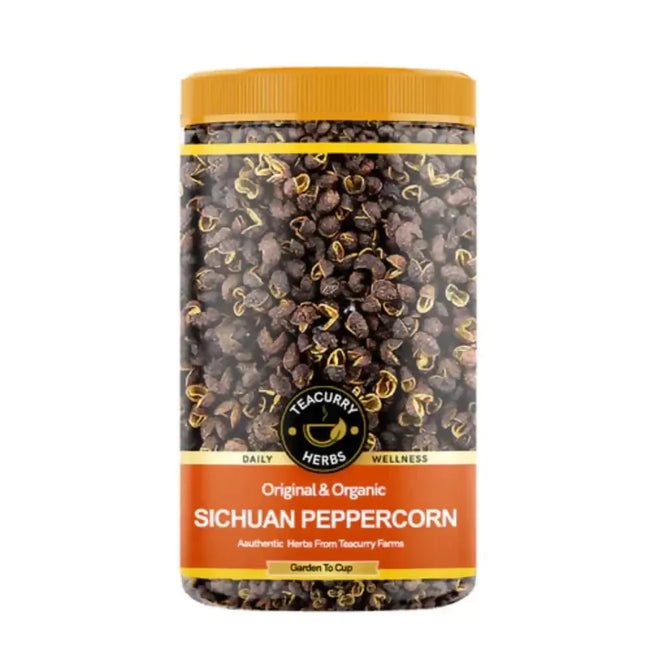 Teacurry Organic Sichuan Peppercorn - Authentic Schezwan Pepper Hover Image