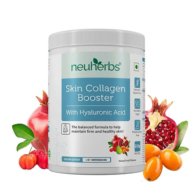 Neuherbs Skin Collagen Booster Powder-Mixed Fruit Flavor Hover Image