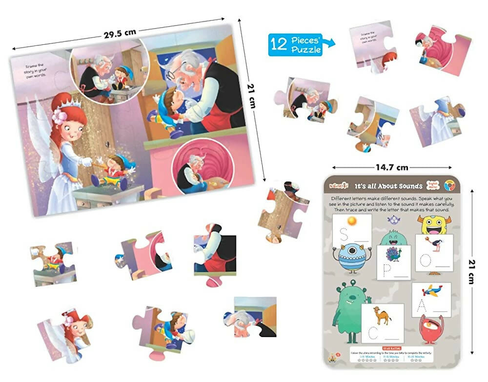Braintastic Educational Game: English Master (6-99 Years) / Write & Wipe Reusable Activity Sheets/Kids Toy/ Free Puzzle