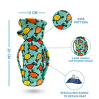 AHC Feeding Bottle Cover For Baby With Handle And Neck Grip Combo