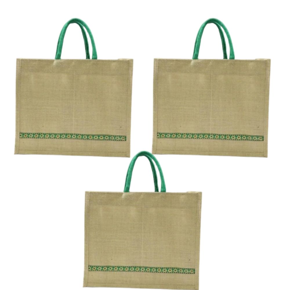 Natural Color Grocery Jute Bag