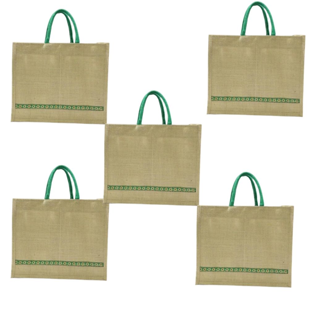 Natural Color Grocery Jute Bag