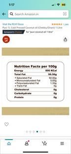 Shuddh Natural Coconut Oil Cold Pressed