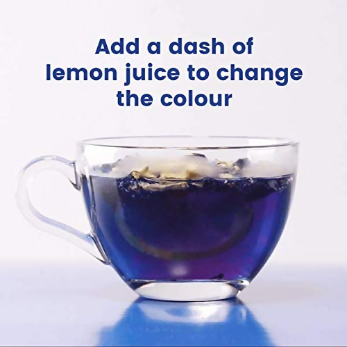 Tea Trunk Blue Pea Flowers Natural Anti-Oxidant Butterfly Pea Flower Tisane Green Tea