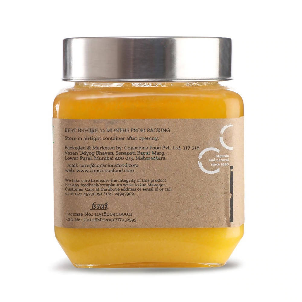 Conscious Food A2 Gir Cow Ghee (Bilona Preparation) | 100% Gir Cow Ghee | Homemade & Organic Ghee