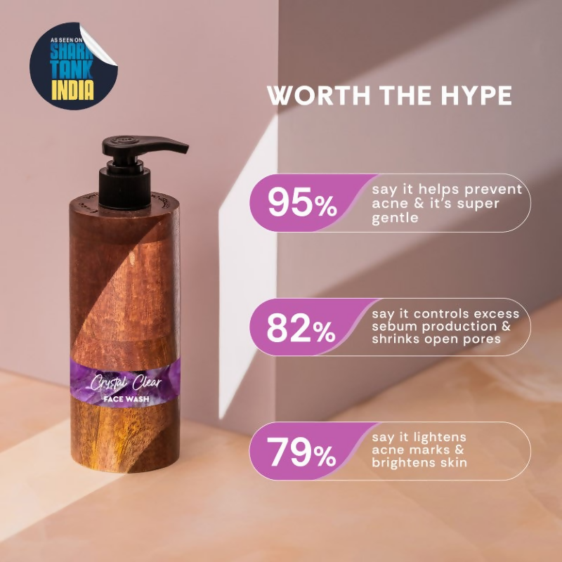 Mintree Certified Organic & Vegan Crystal Clear Anti-Acne Face Wash