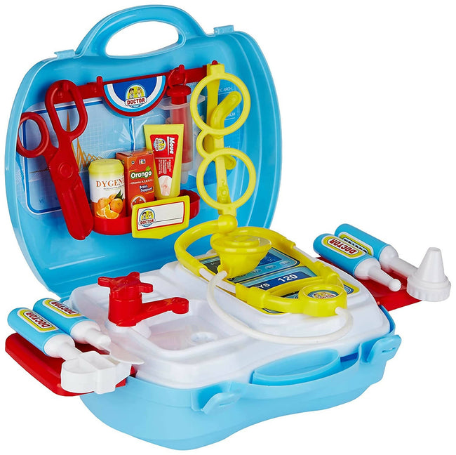 Sardar Ji Ki Dukan Pretend Play Doctor Play Sets For Boys/Girls/Kids Doctor Kit Toys With Suitcase - Isi Approved (Doctor Set - Box) Main Image