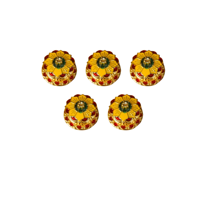 Sri Rudra Fiber Gold Kumkum Bharani (SR 01946) Hover Image