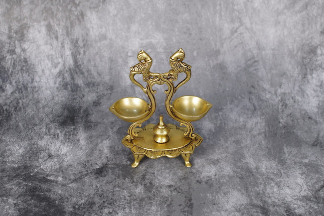 Sri Rudra Double Diyas – SR 02324 Hover Image