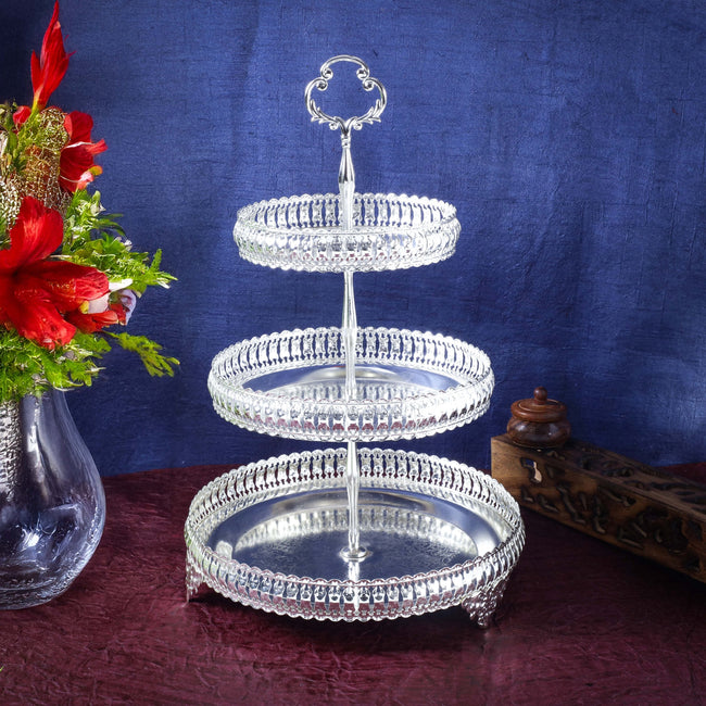 Sri Rudra Silver Tray (SR 00087) Hover Image