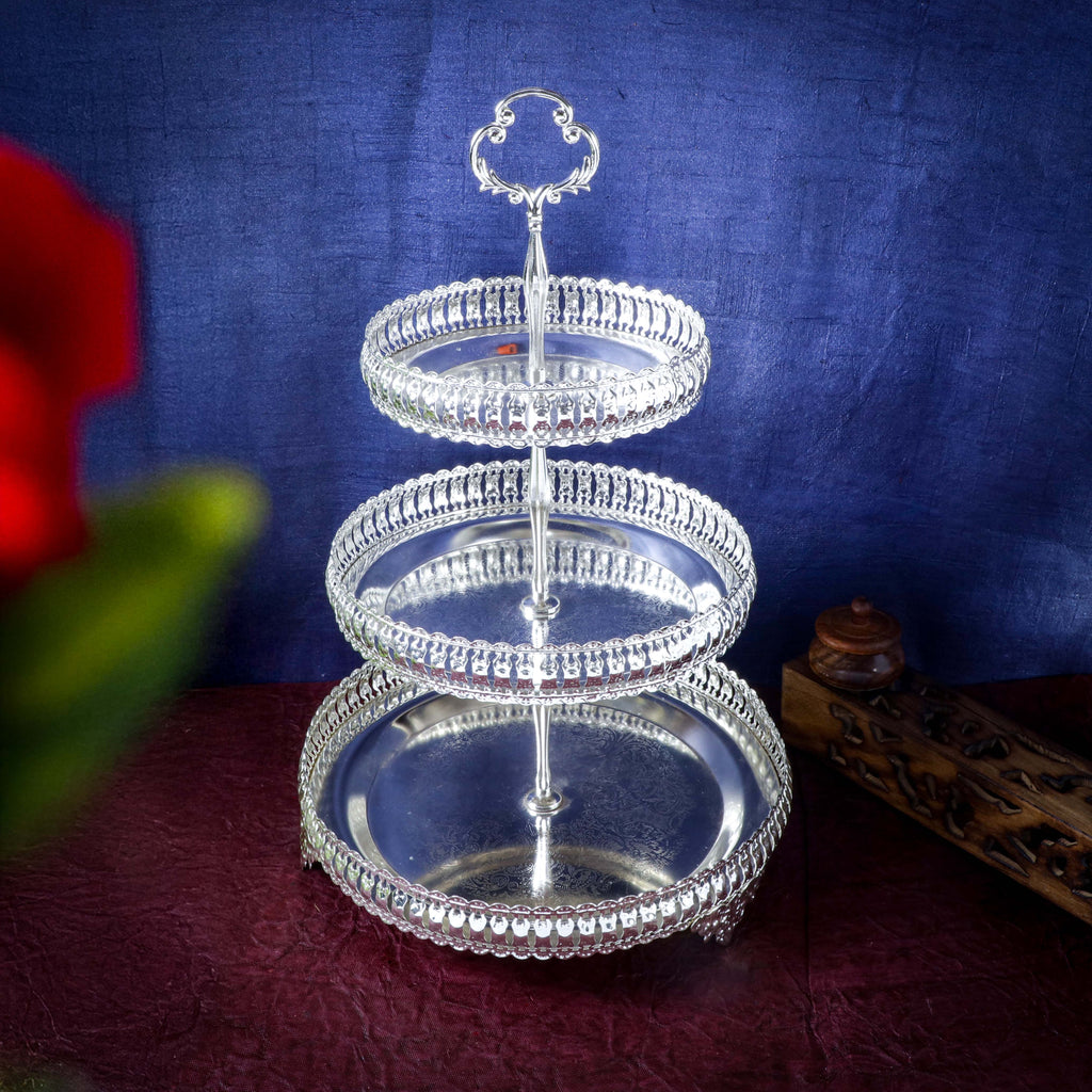 Sri Rudra Silver Tray (SR 00087)