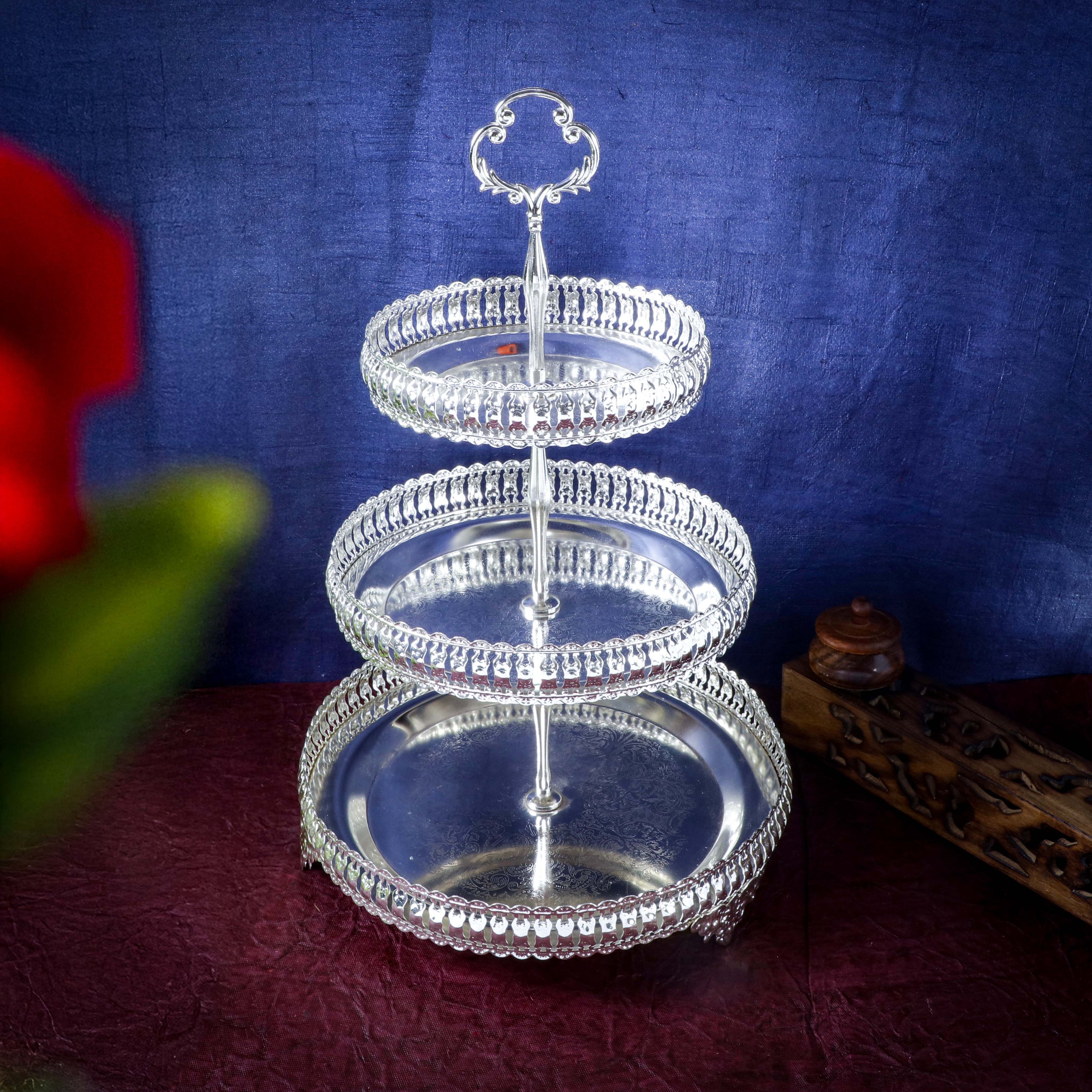 Sri Rudra Silver Tray (SR 00087)