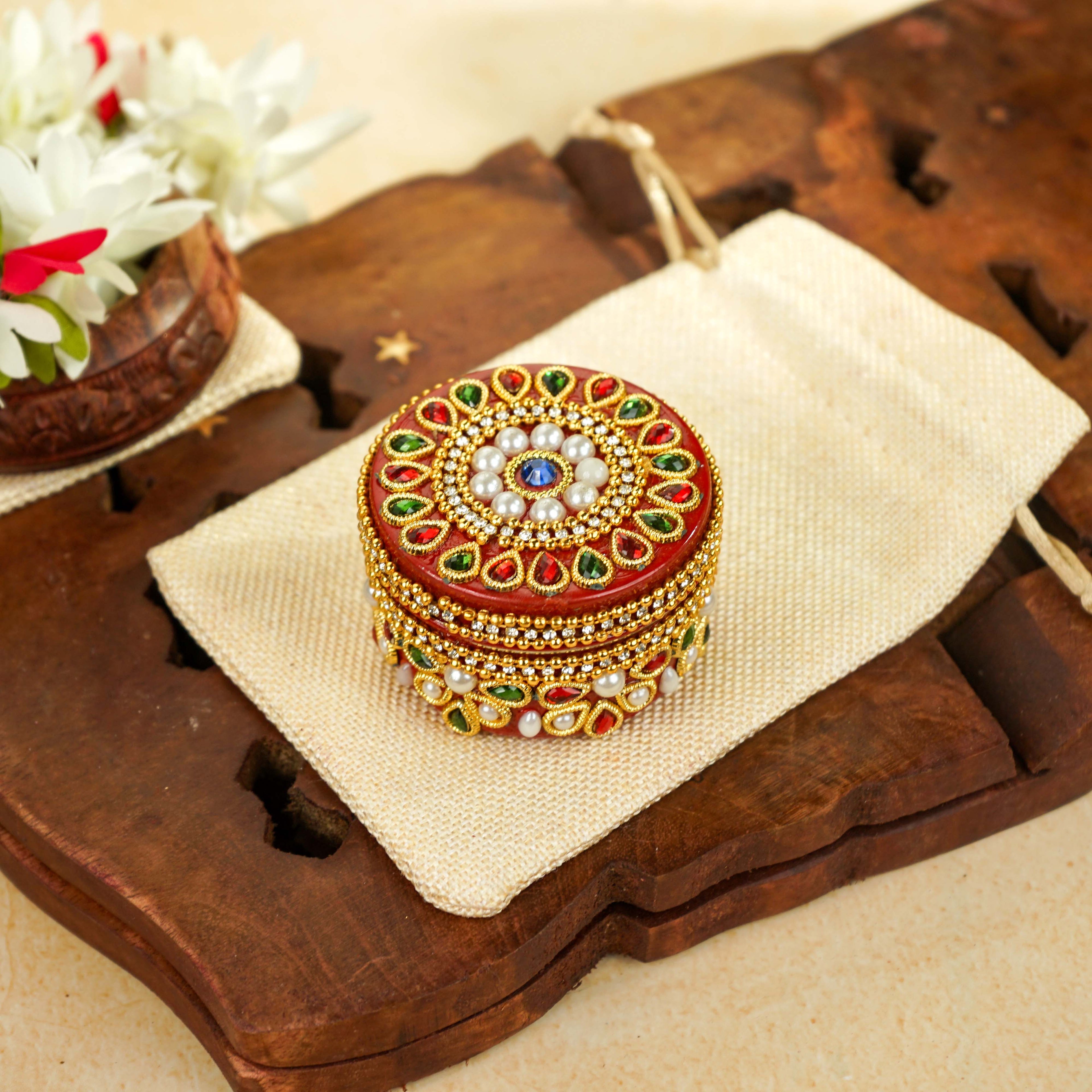 Sri Rudra Decorative Jewellery Box Mini (SR 01713)