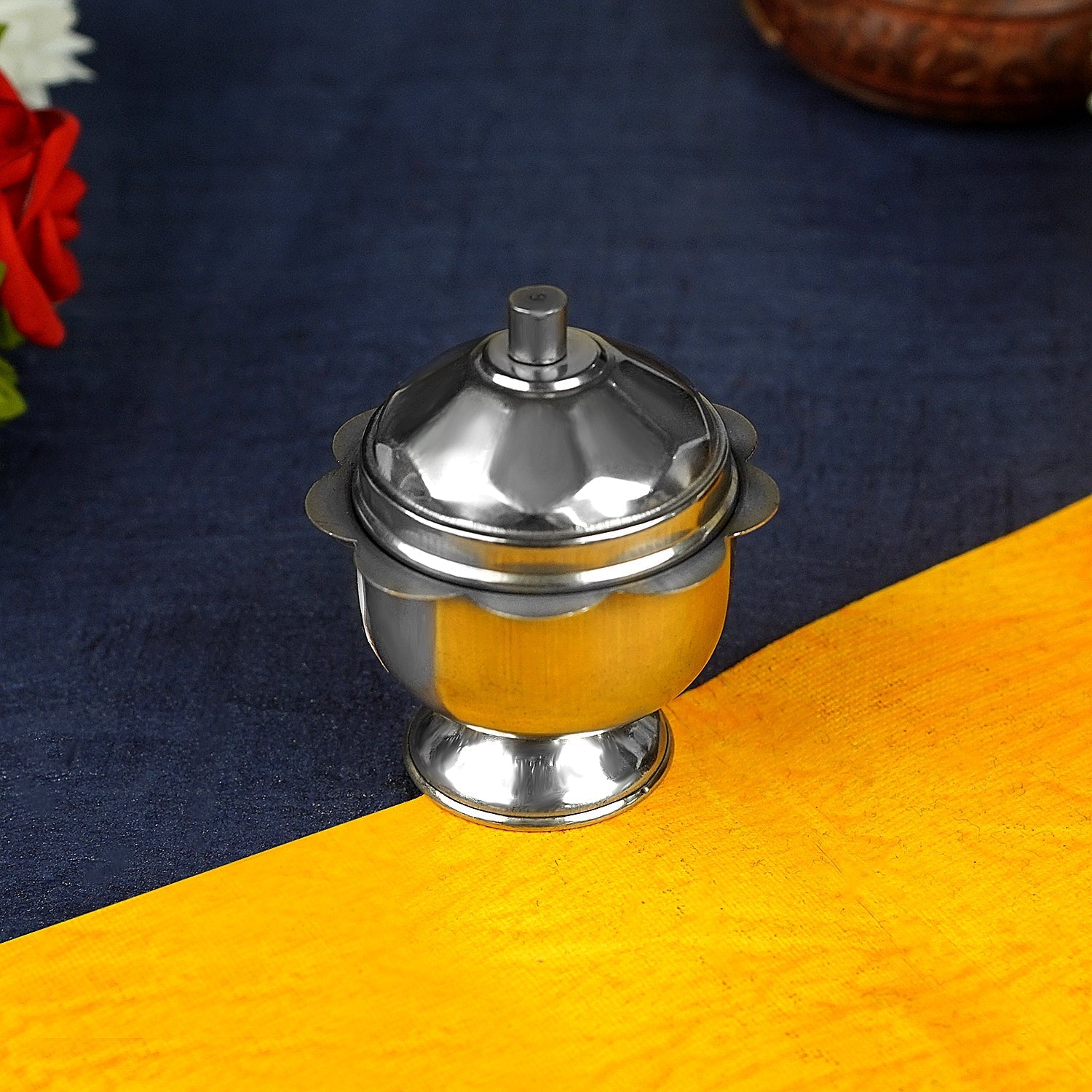 Sri Rudra Kumkum Bharani With Base (SR 01530)