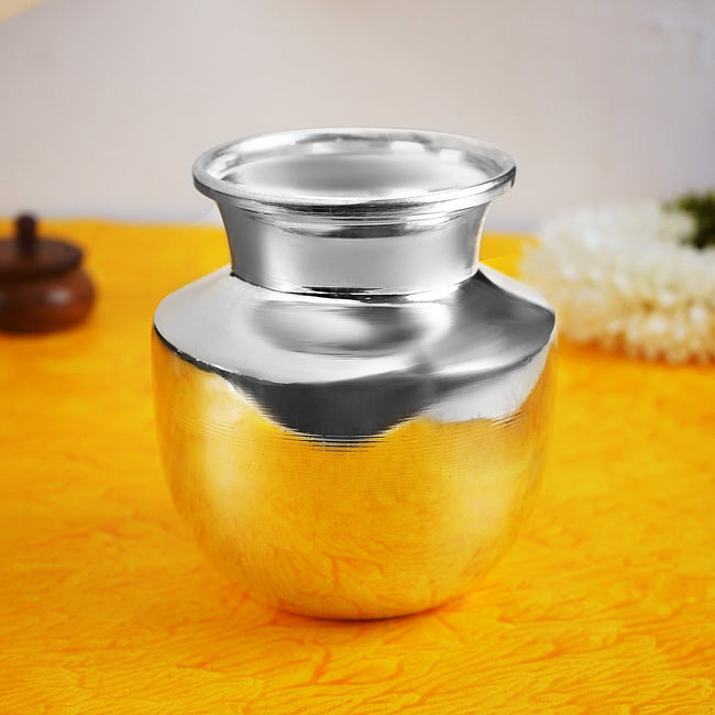 Sri Rudra German Silver Plain Chambu -M SR 00047 Hover Image