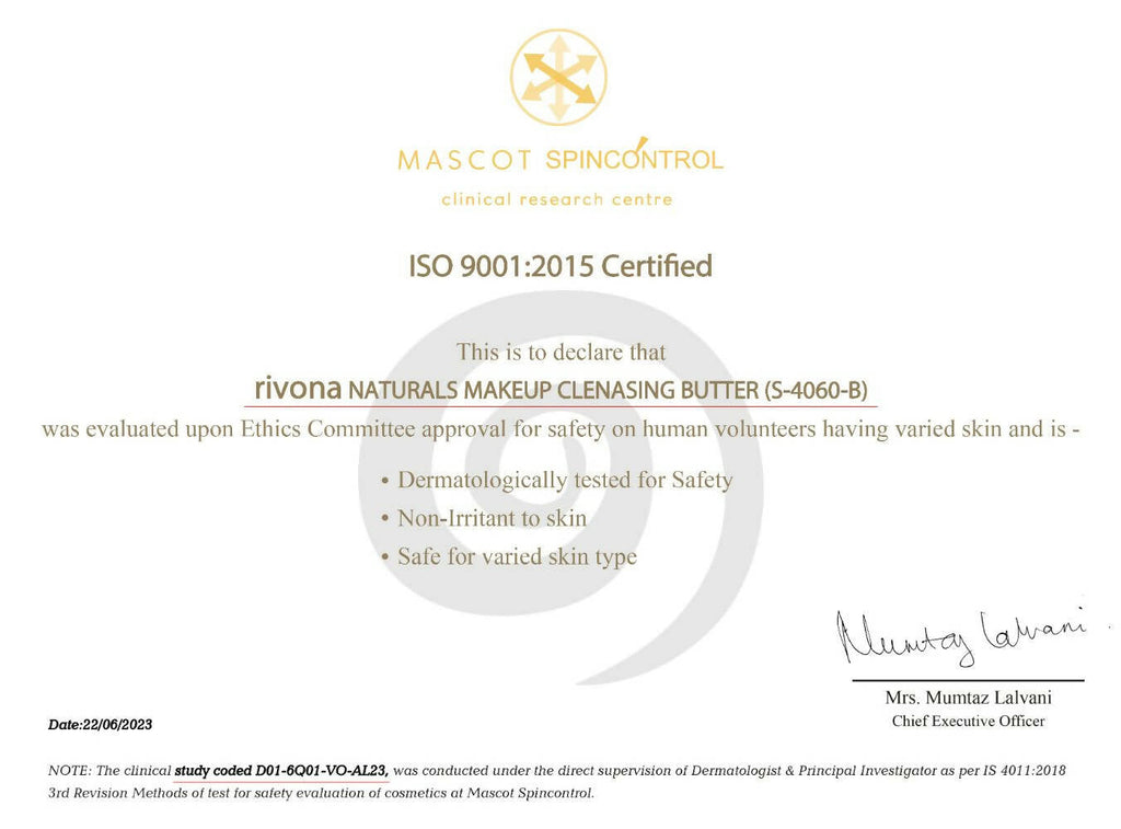 Rivona Naturals Makeup Cleansing Butter