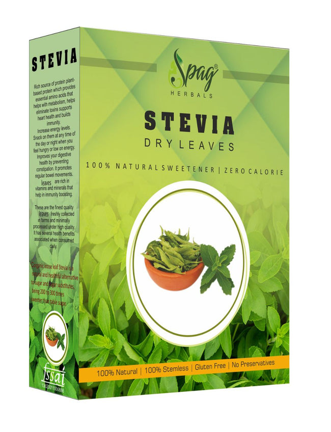 Spag Herbals Stevia Dry Leaves Hover Image