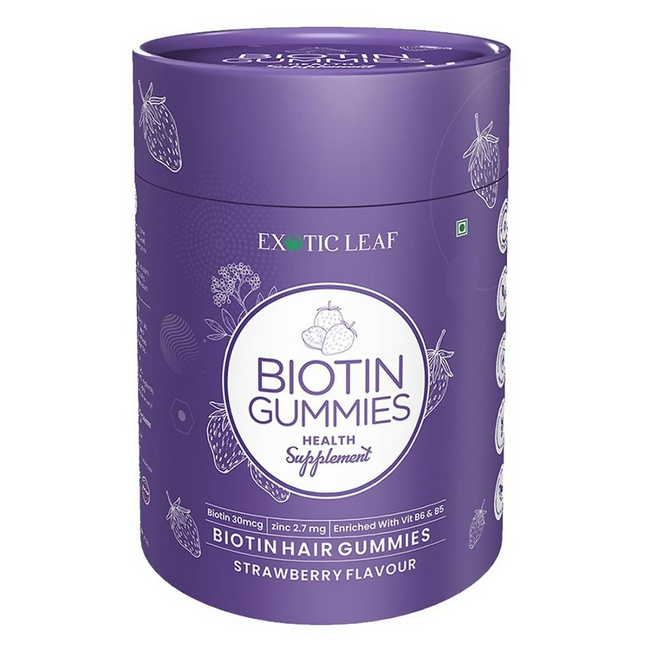 Exotic Leaf Biotin Gummies Main Image