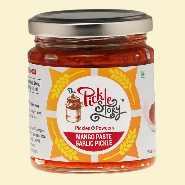 The Pickle Story Mashed Mango with Garlic Pickle – Udikkina Thokku Hover Image