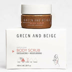 Green And Beige Exfoclear Body Scrub