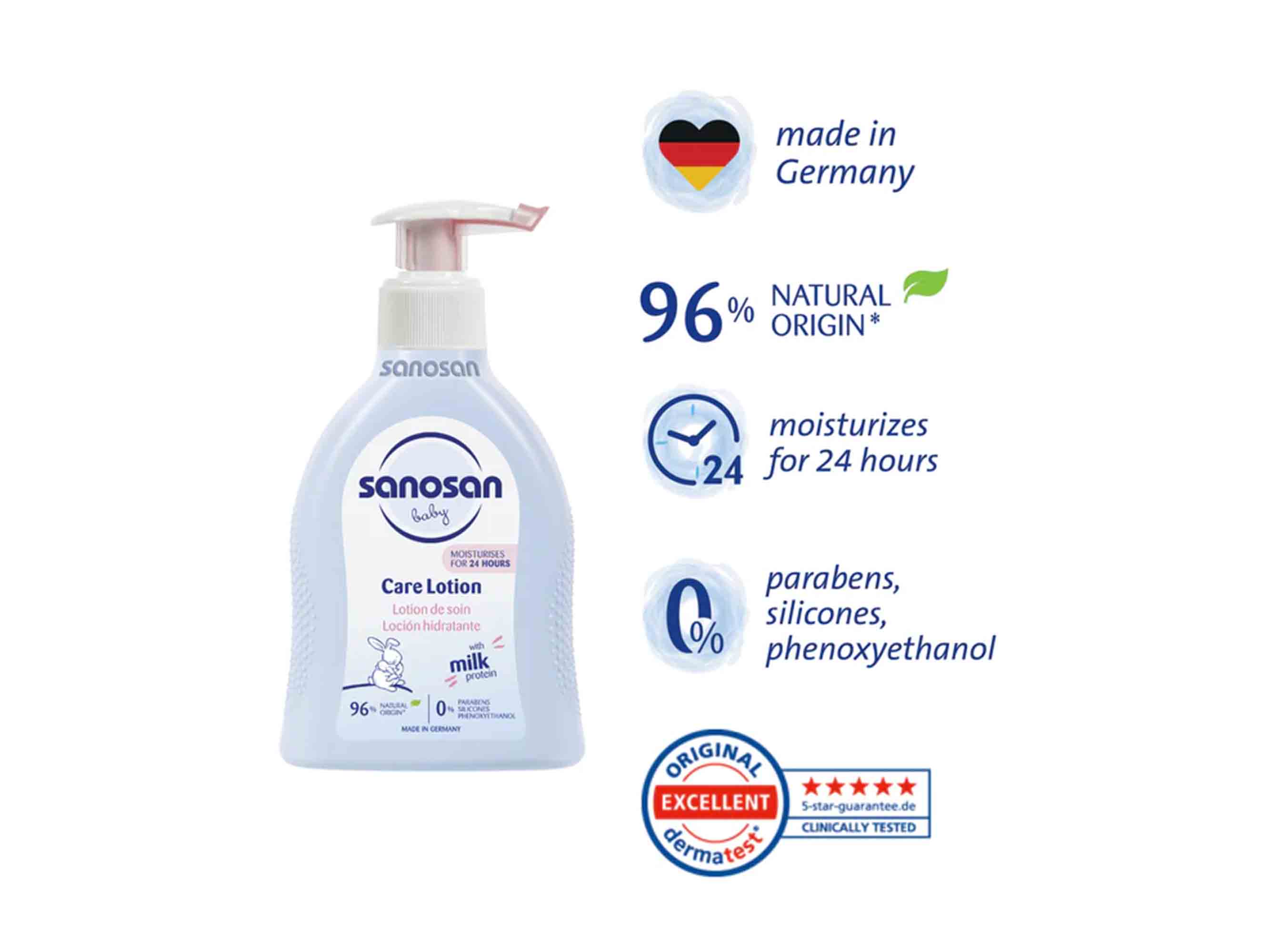 Sanosan Baby Milk Protein Bath & Shampoo