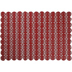 Stitchnest Net 4 Seater Table Cover - Maroon