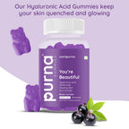 Purna Sampurna You're Beautiful Hyaluronic Acid Gummies - Black Currant