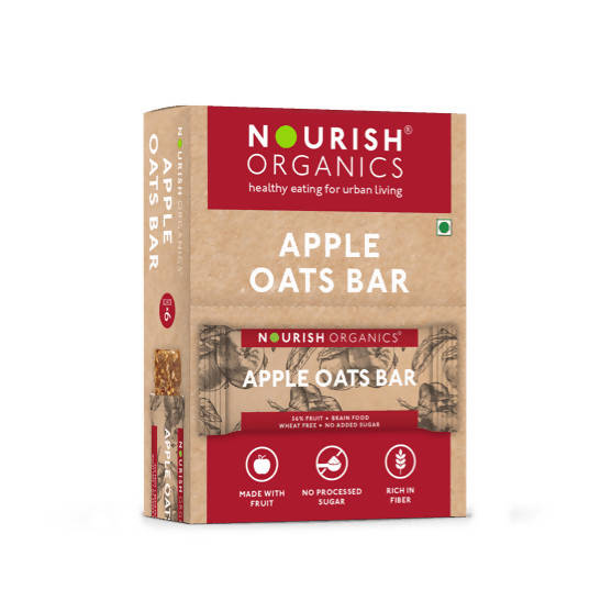 Nourish Organics Apple Oats Bar Hover Image
