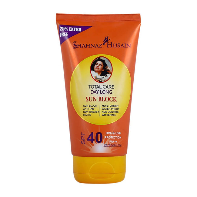 Shahnaz Husain Total Care Day Long Sun Block SPF-40 Hover Image