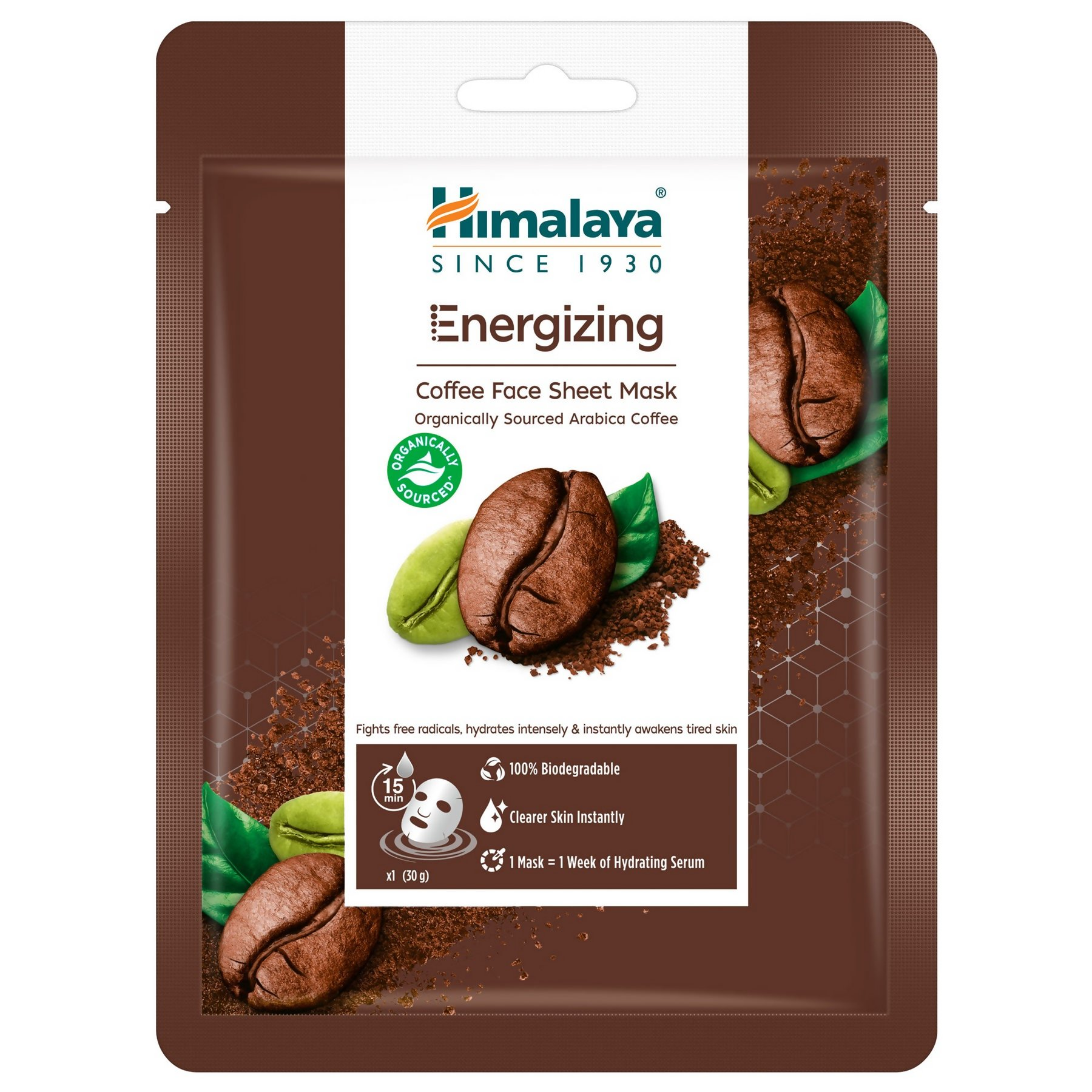 Himalaya Herbals Energizing Coffee Sheet Mask