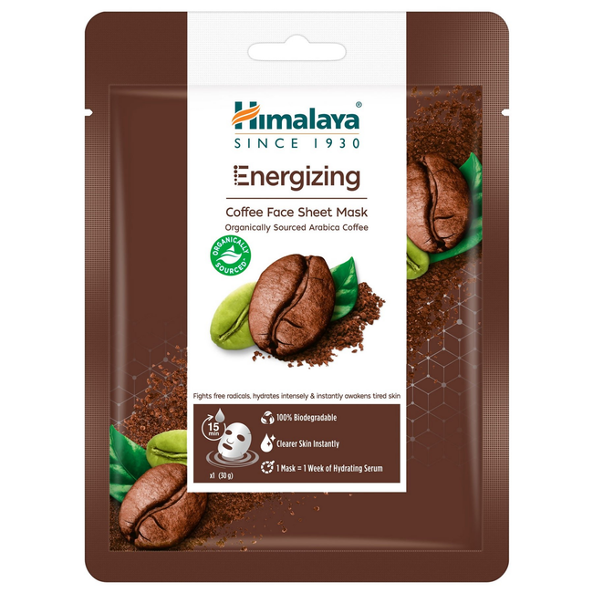 Himalaya Herbals Energizing Coffee Sheet Mask Hover Image