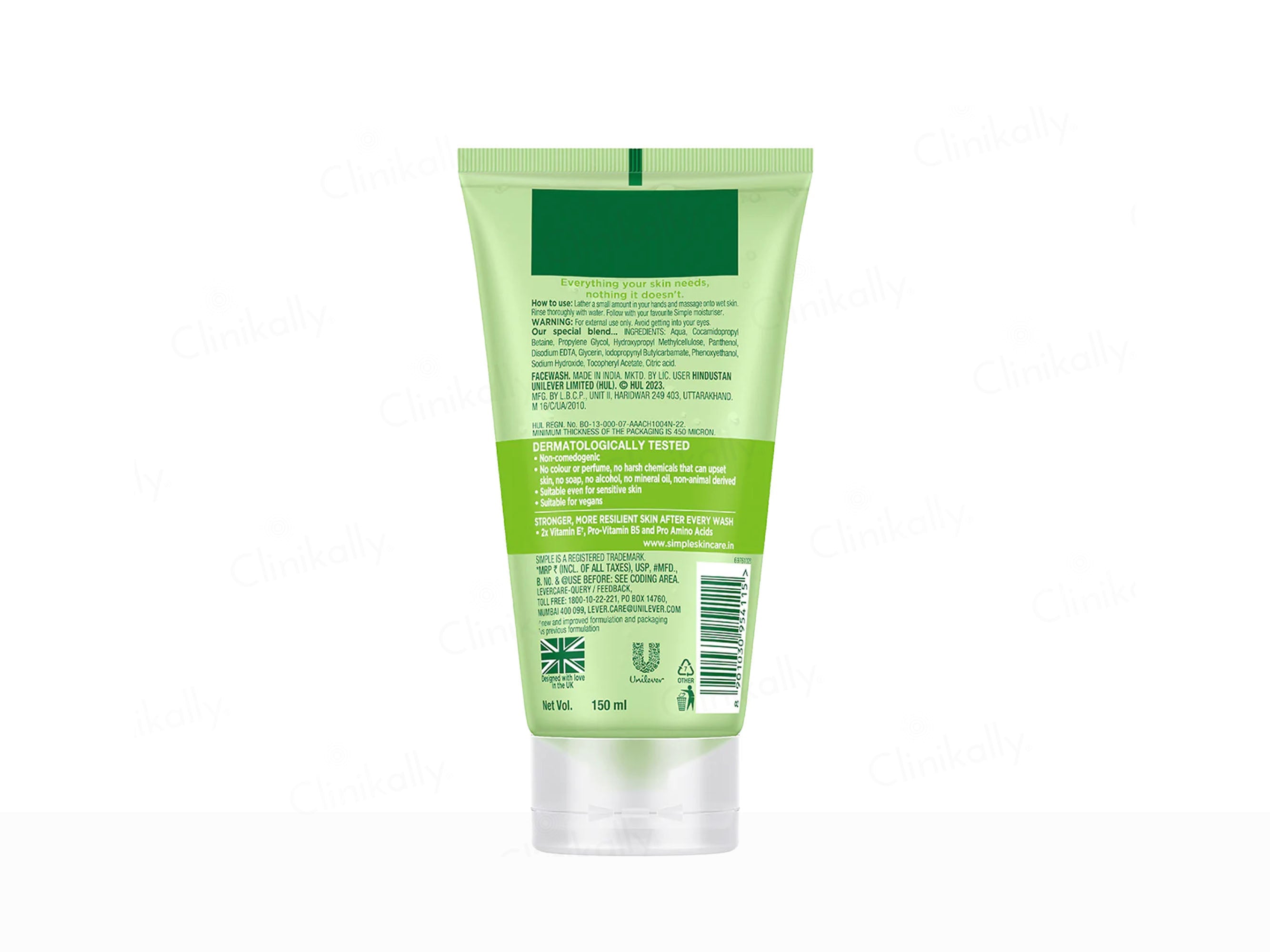 Simple Kind To Skin Refreshing Facial Wash
