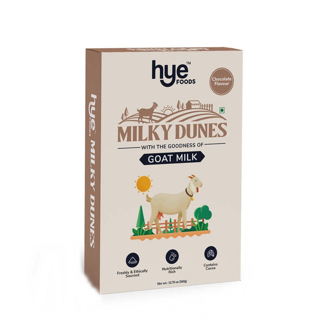 Hye Foods Milky Dunes Goat Milk Powder - Chocolate Flavour Hover Image